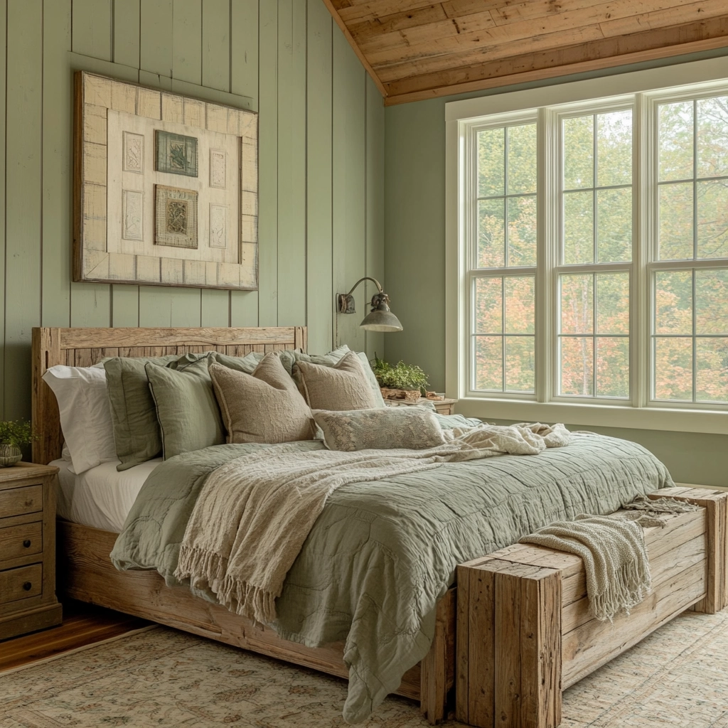 farmhouse bedroom wall color 3