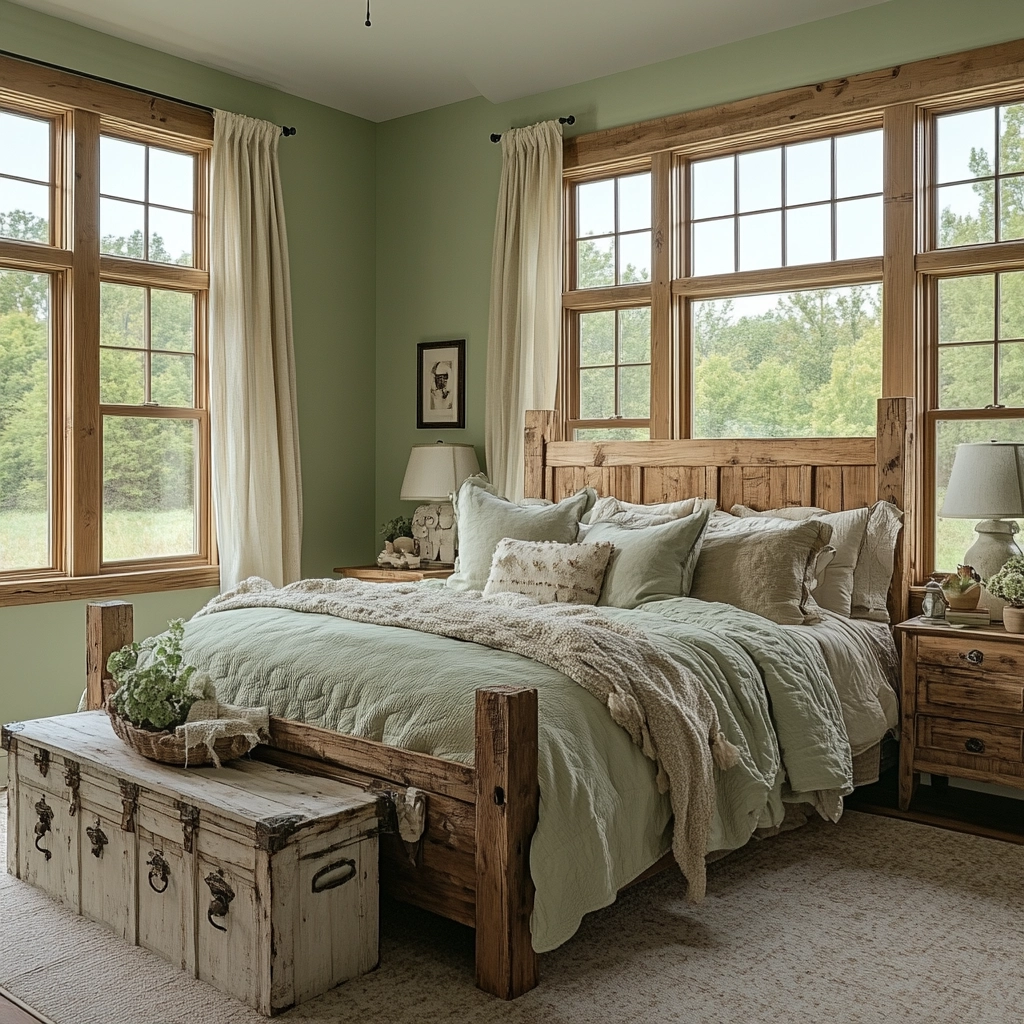 farmhouse bedroom wall color 4