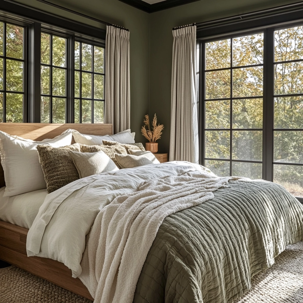 farmhouse bedroom wall color 46