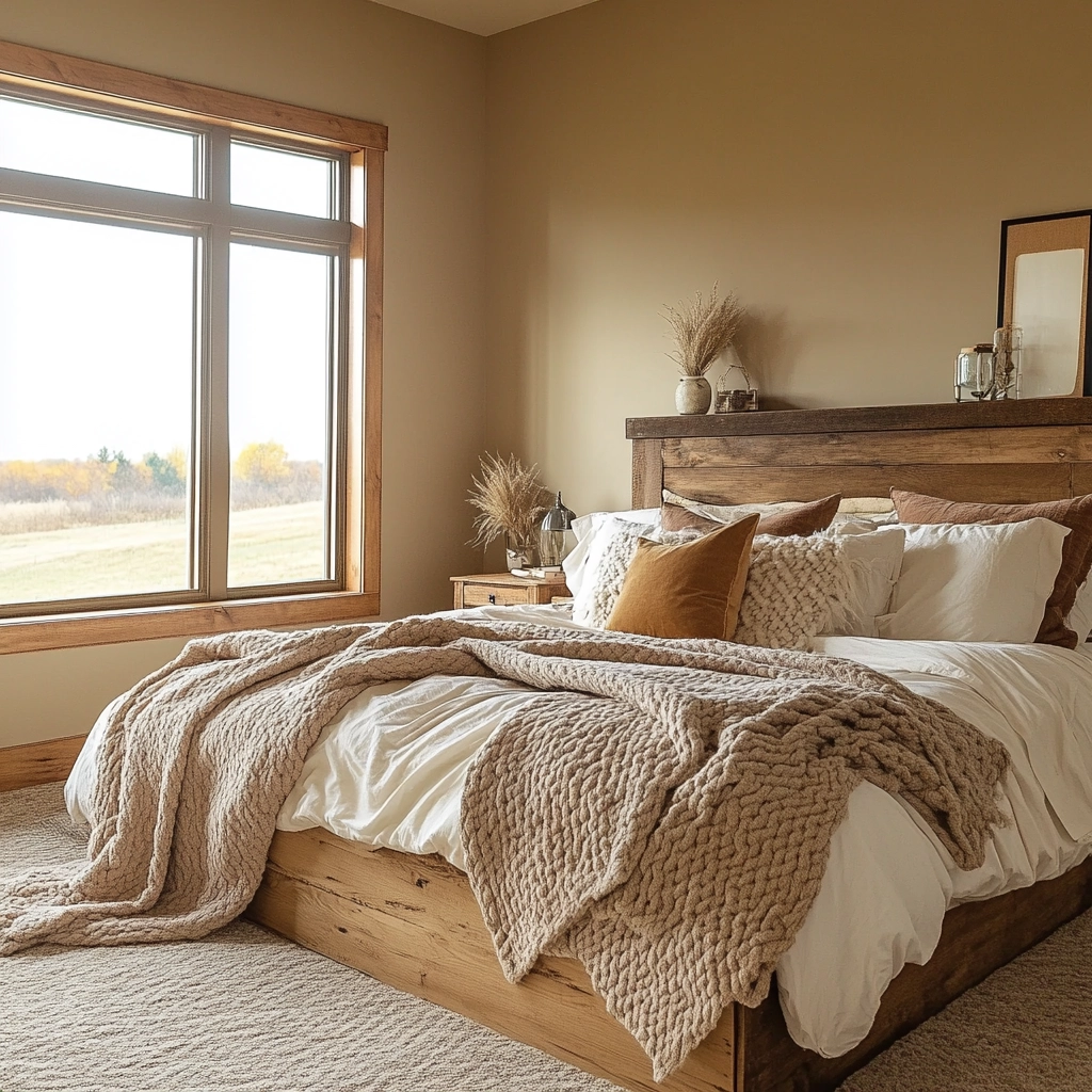 farmhouse bedroom wall color 50