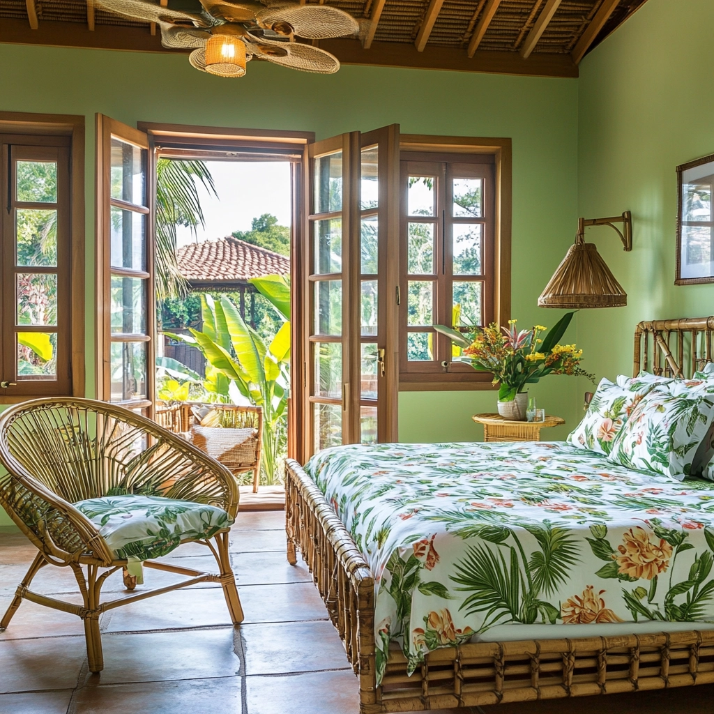 farmhouse bedroom wall color 61