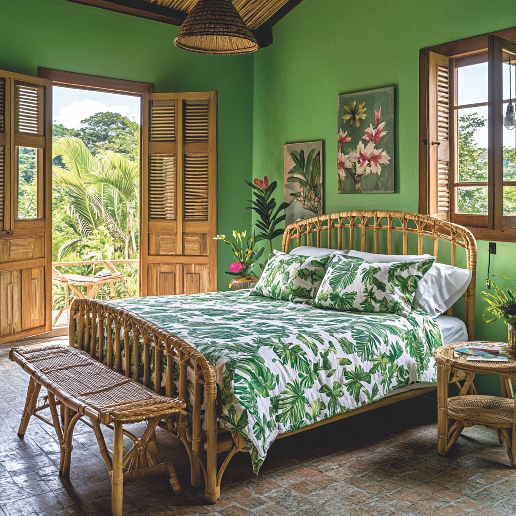 farmhouse bedroom wall color 63