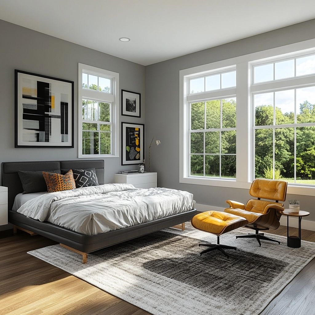 farmhouse bedroom wall color 74