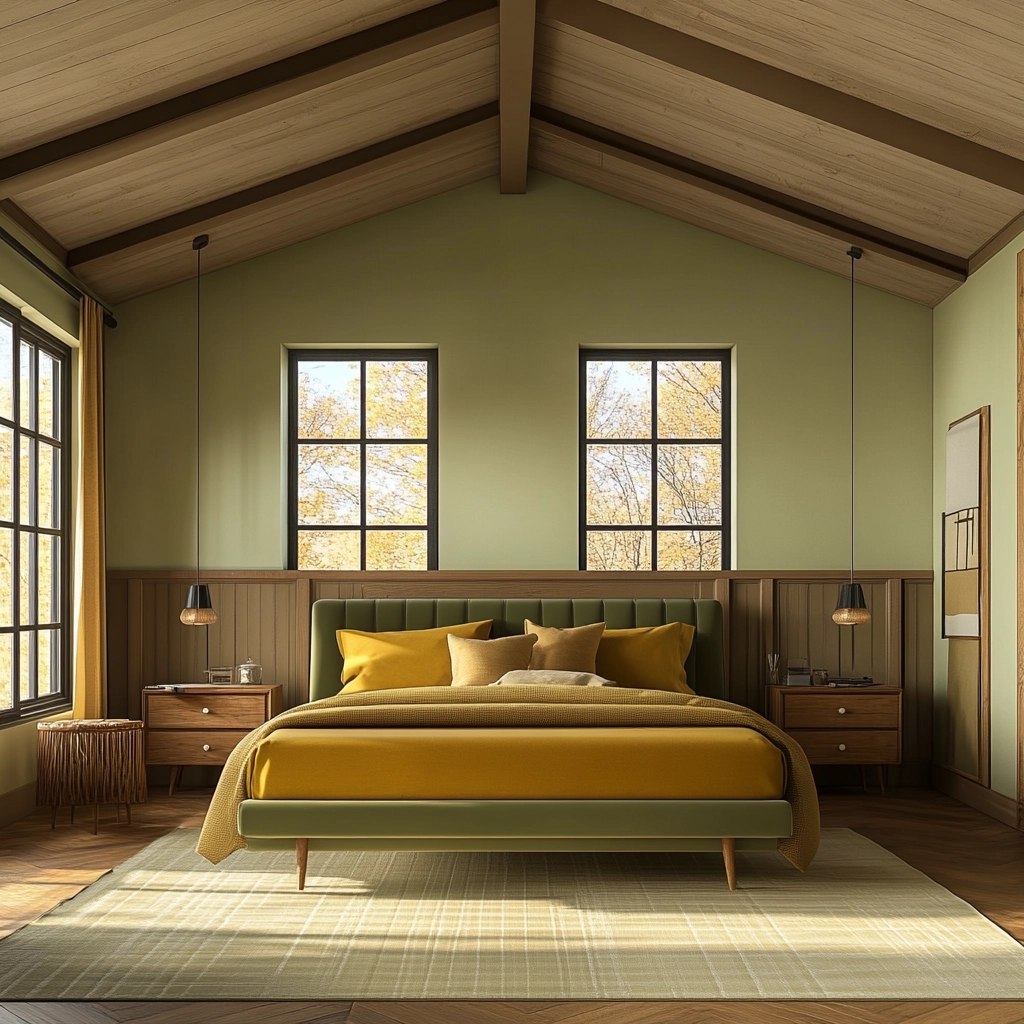 farmhouse bedroom wall color 79