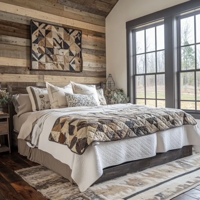 farmhouse bedroom wall decor 1