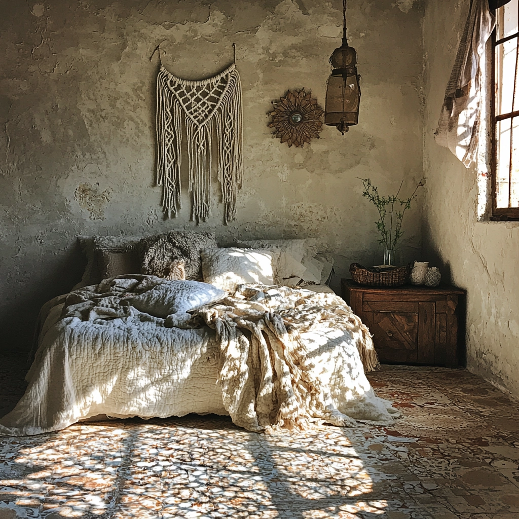 farmhouse bedroom wall decor 17
