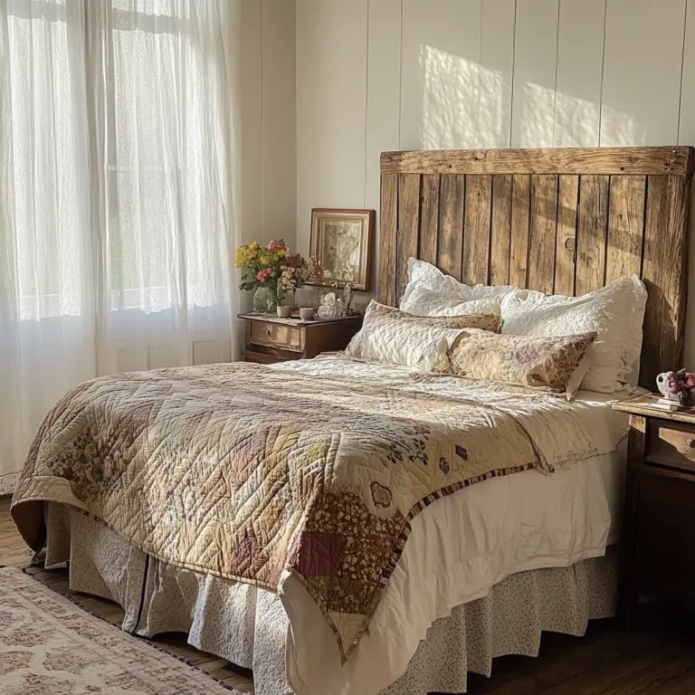 farmhouse bedroom wall decor above bed 1