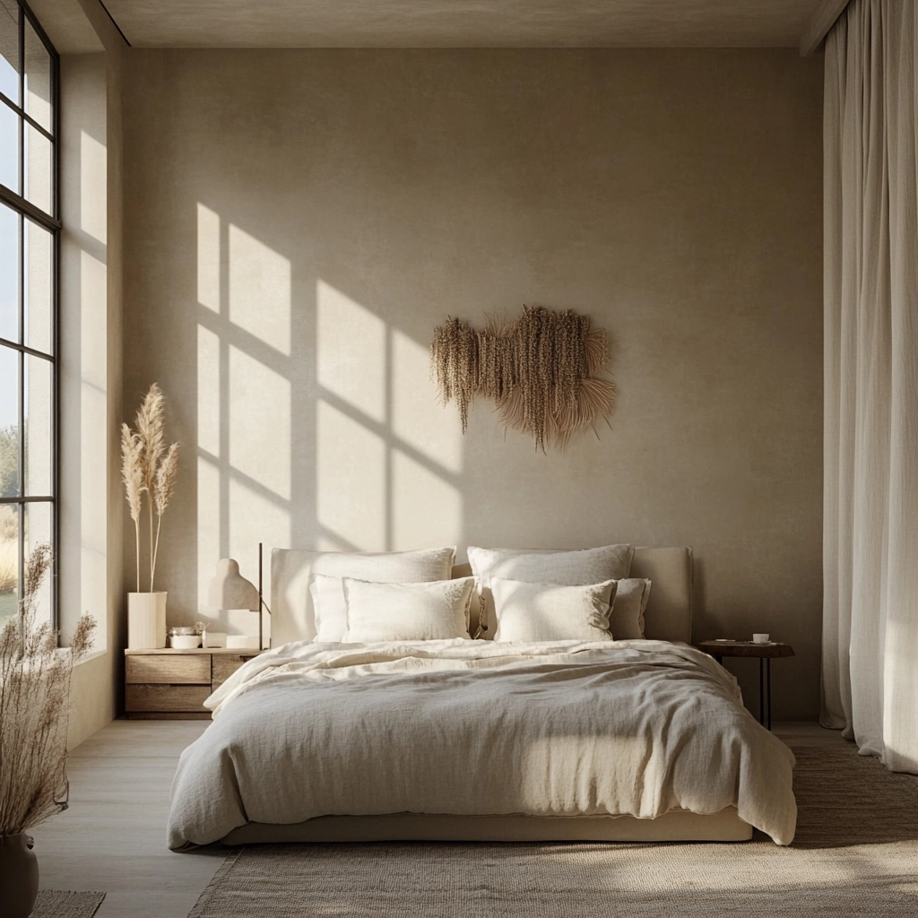 farmhouse bedroom wall decor above bed 13