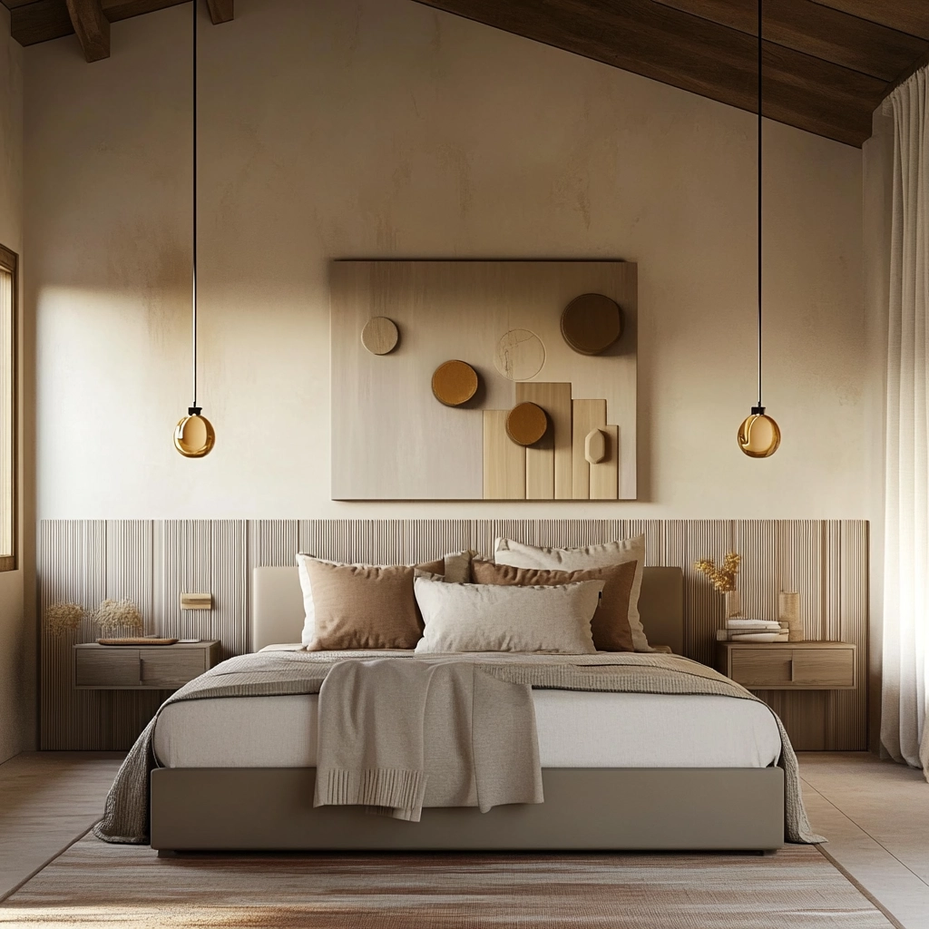 farmhouse bedroom wall decor above bed 22