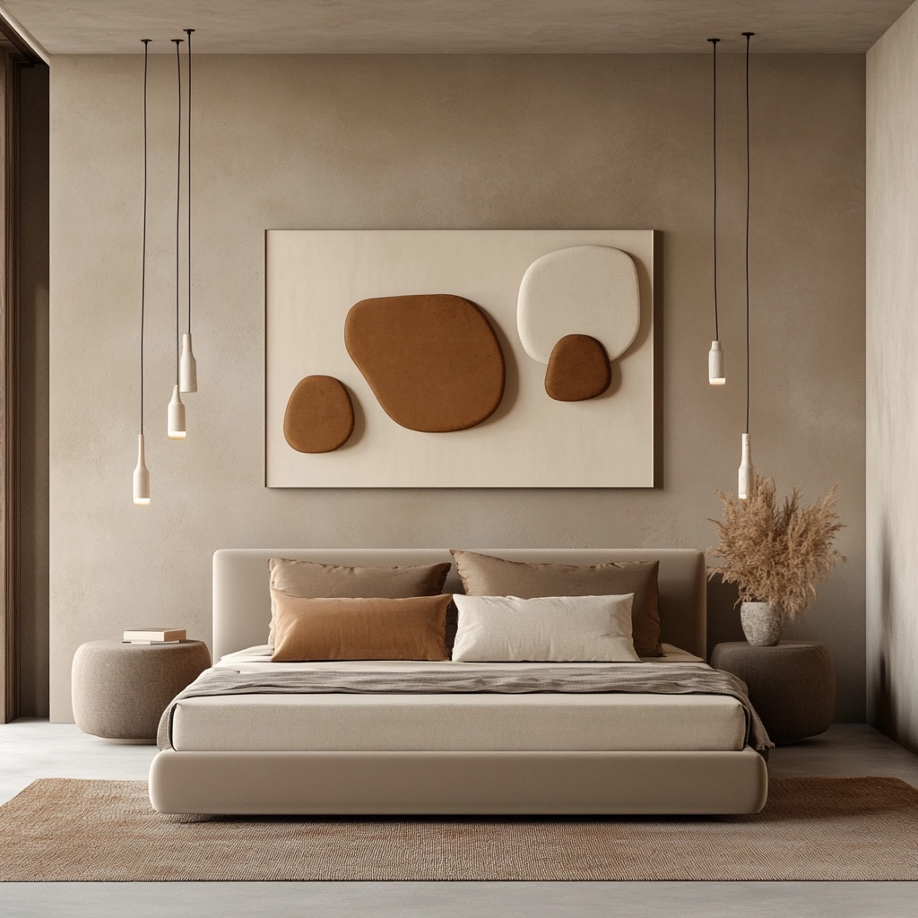 farmhouse bedroom wall decor above bed 24