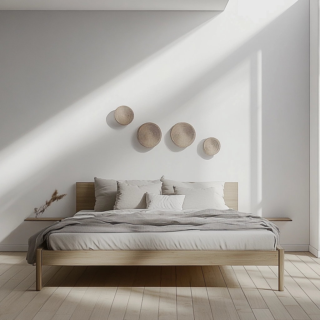 farmhouse bedroom wall decor above bed 29