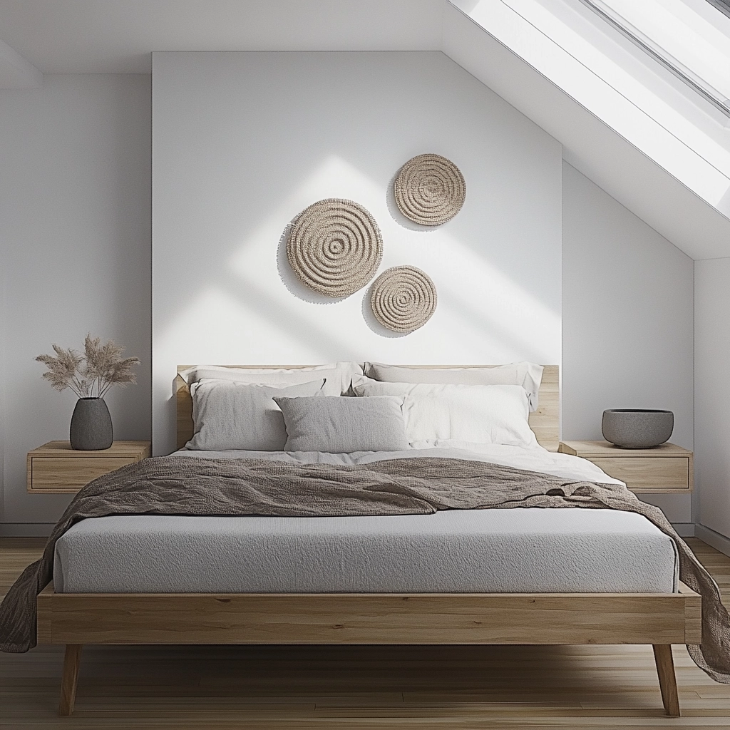 farmhouse bedroom wall decor above bed 31