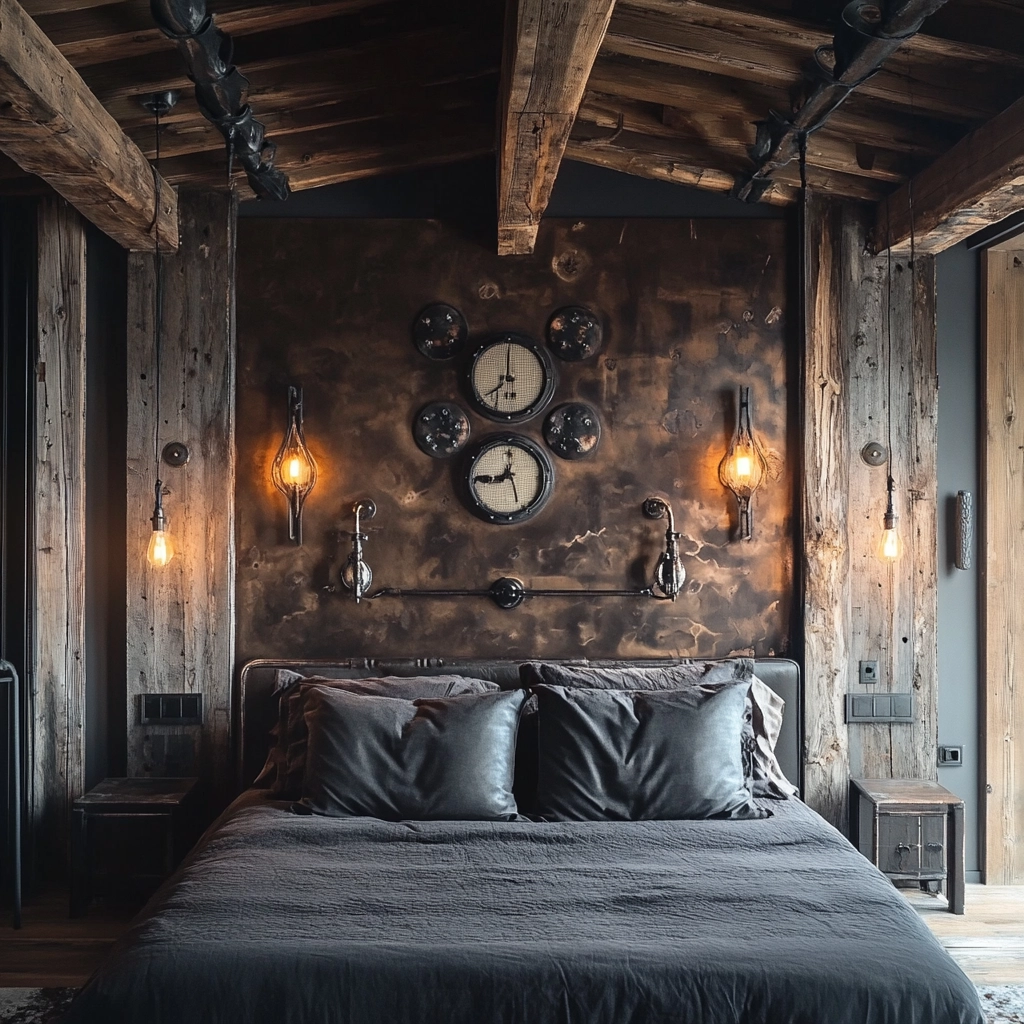 farmhouse bedroom wall decor above bed 35