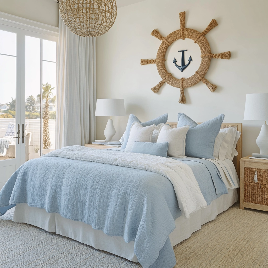 farmhouse bedroom wall decor above bed 40