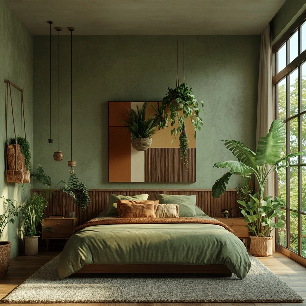 farmhouse bedroom wall decor above bed 59