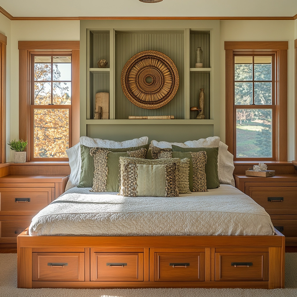 farmhouse bedroom wall decor above bed 76