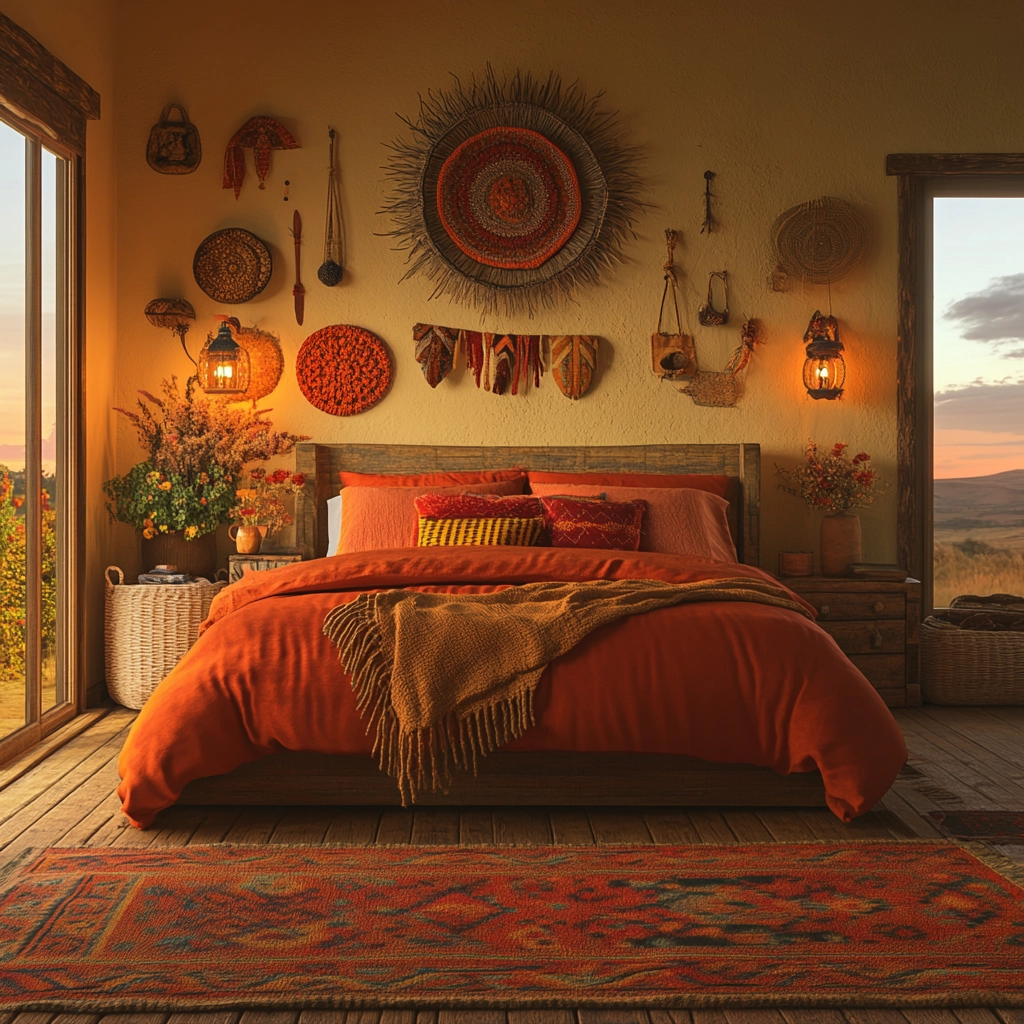 farmhouse bedroom wall decor above bed 77