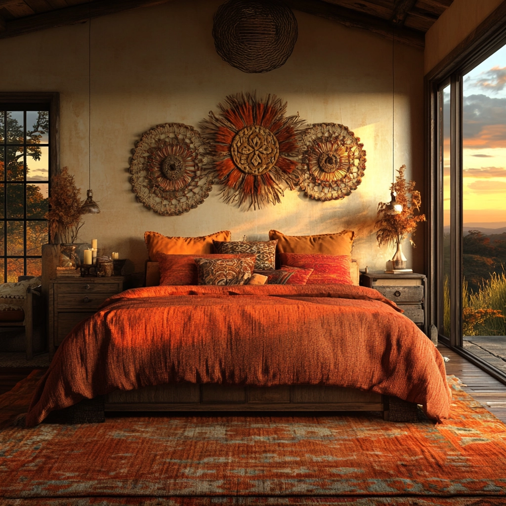 farmhouse bedroom wall decor above bed 78
