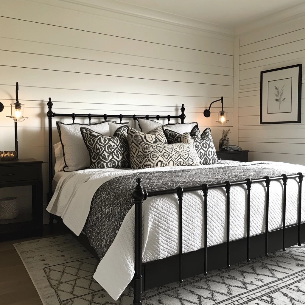 farmhouse bedroom wall decor ideas 10