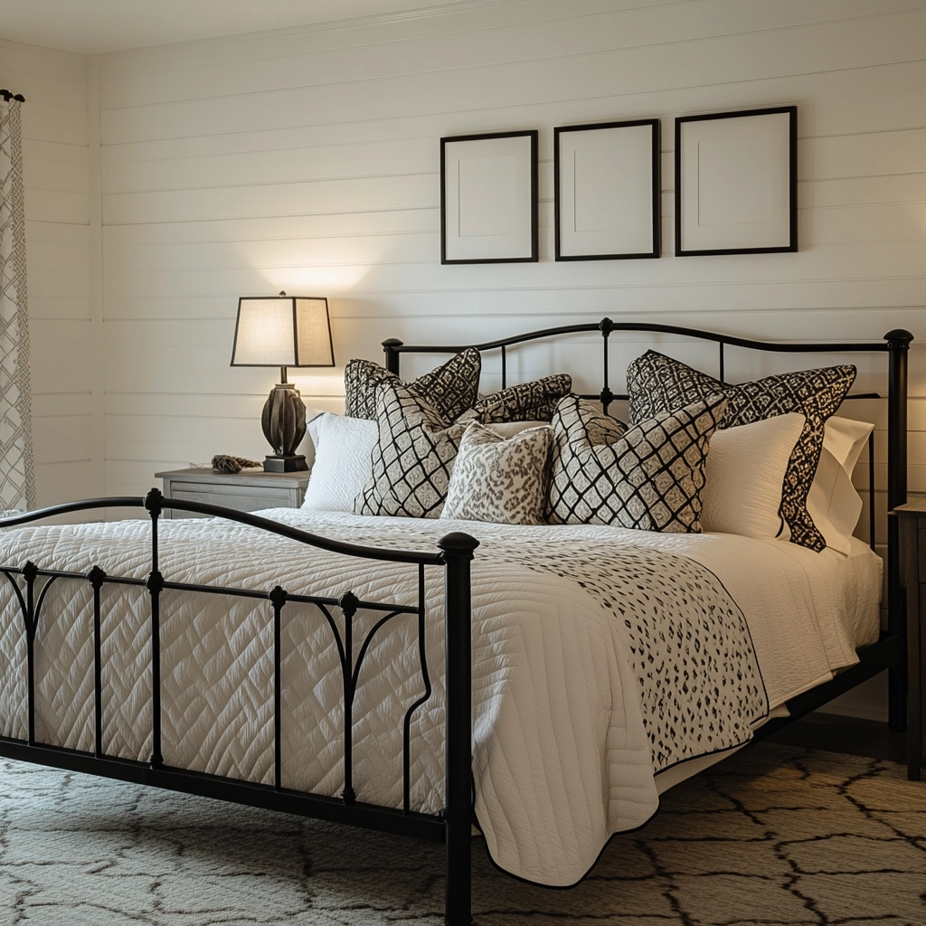 farmhouse bedroom wall decor ideas 11