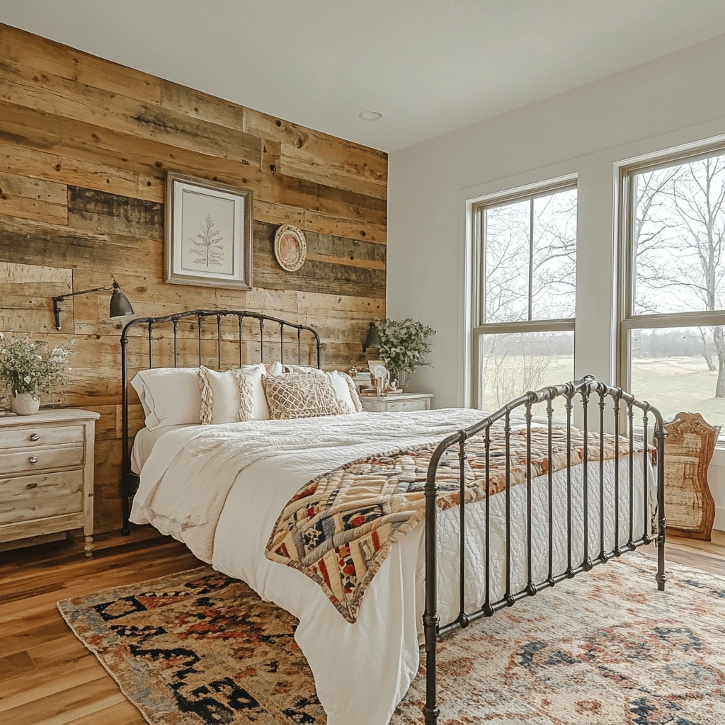 farmhouse bedroom wall decor ideas 3