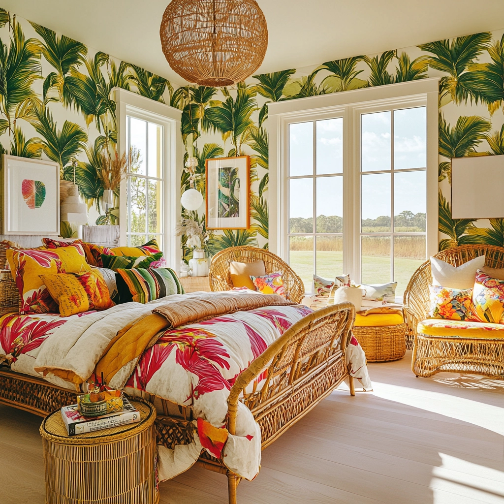 farmhouse bedroom wall decor ideas 41