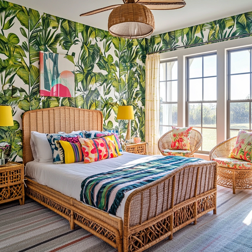 farmhouse bedroom wall decor ideas 43
