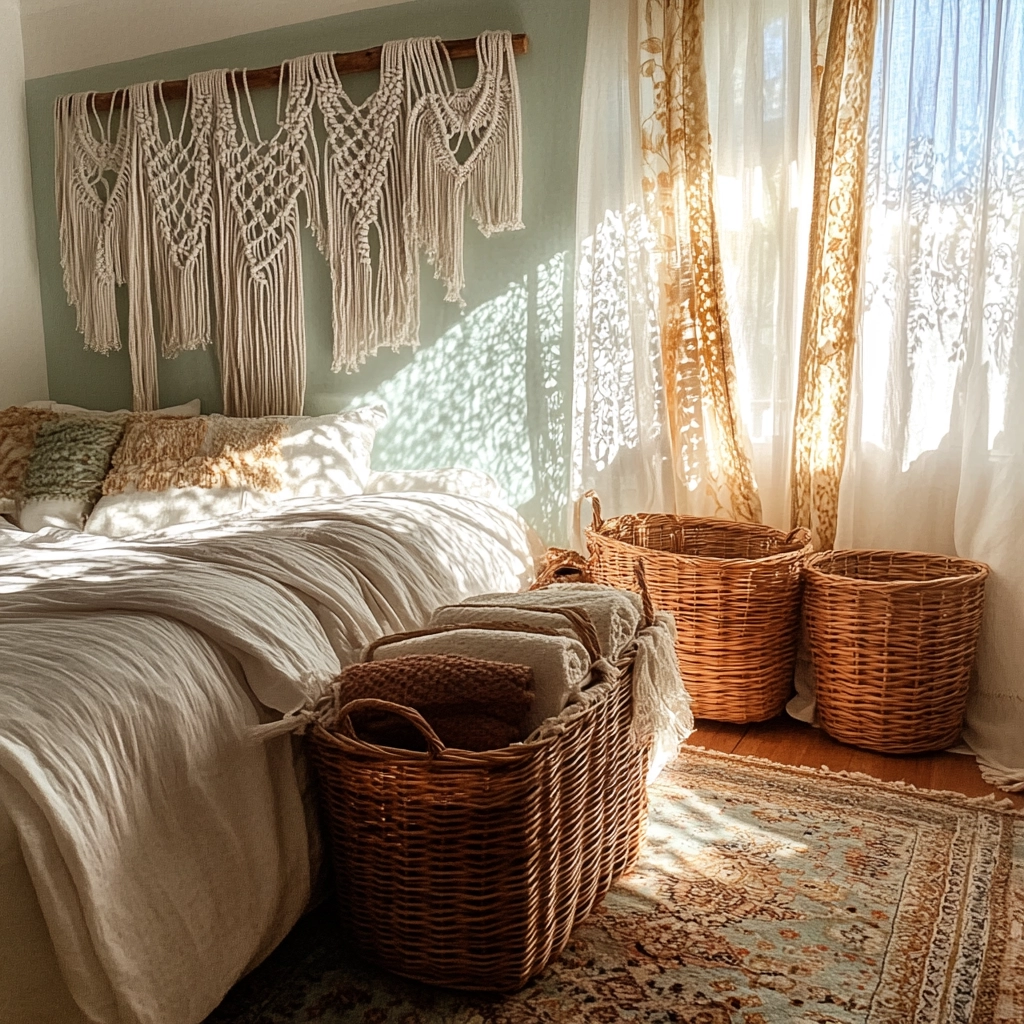 farmhouse bedroom wall decor ideas 5