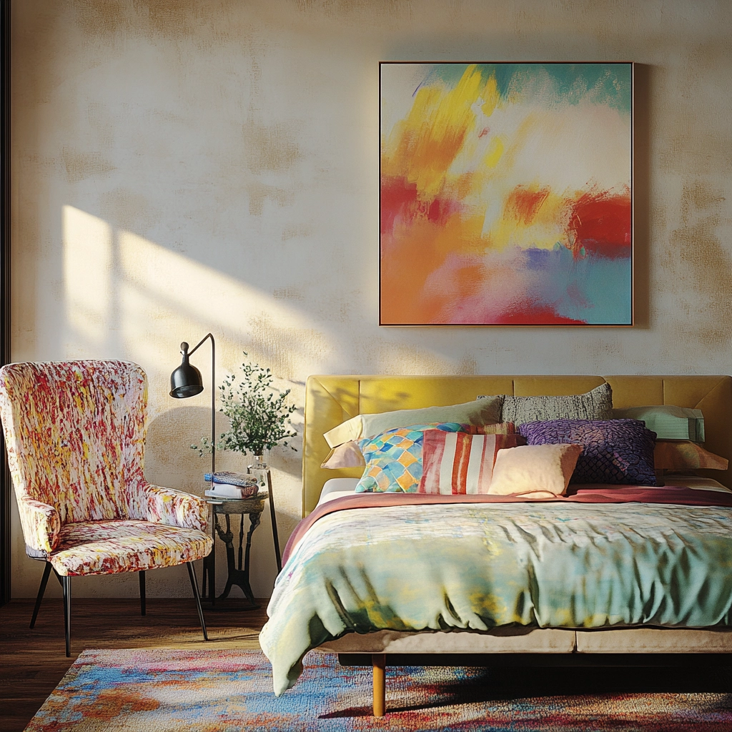 farmhouse bedroom wall decor ideas 68