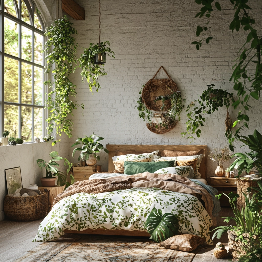farmhouse bedroom wall decor ideas 69