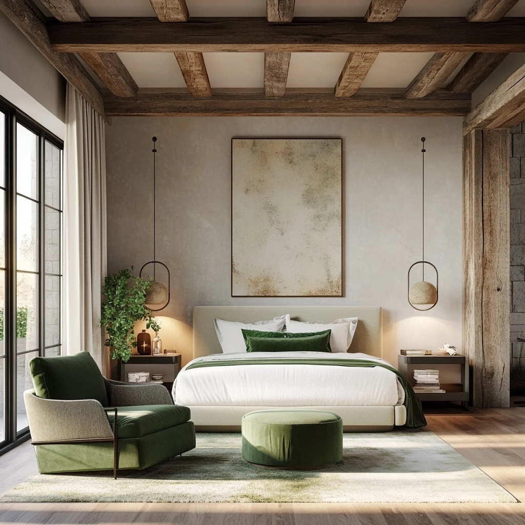 farmhouse bedroom wall decor ideas 75