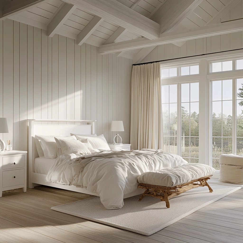 farmhouse bedroom white furniture 10