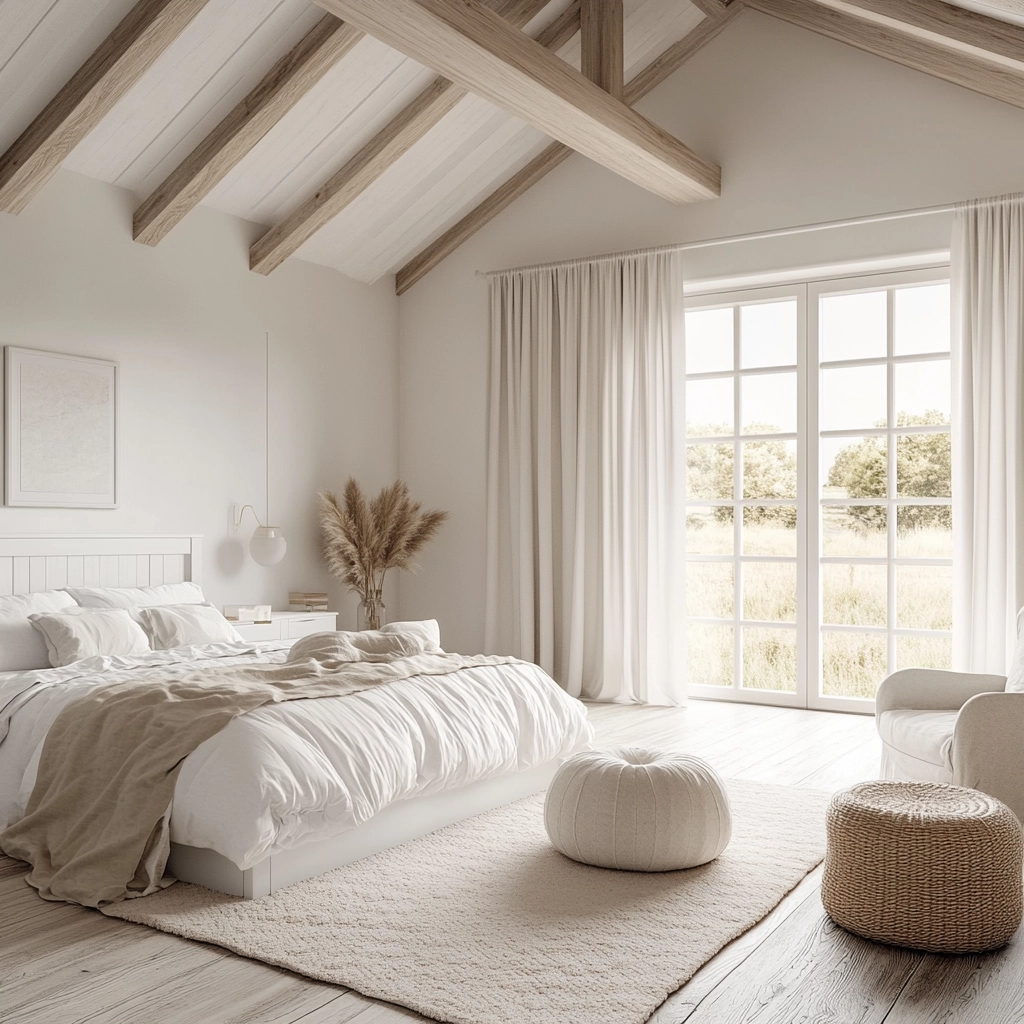 farmhouse bedroom white furniture 12