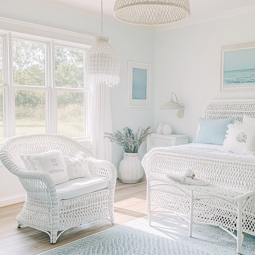 farmhouse bedroom white furniture 17