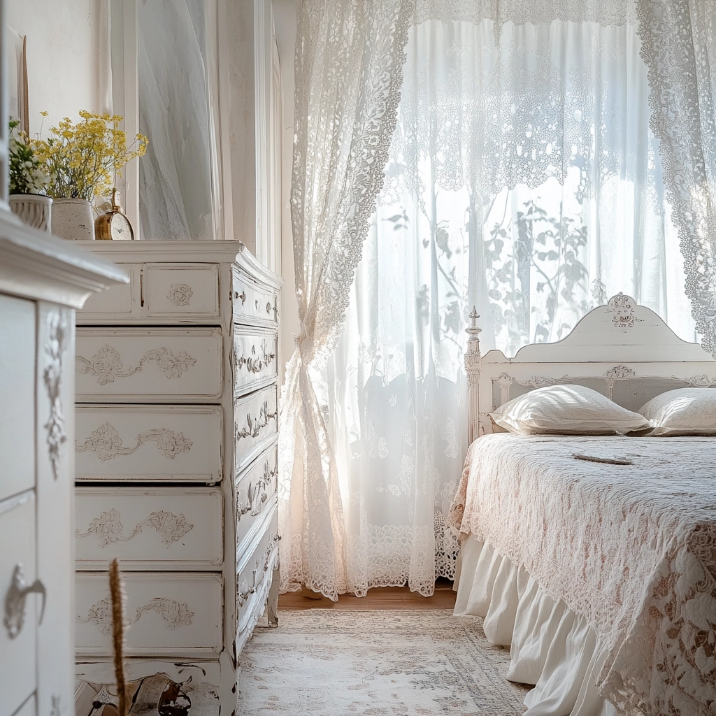 farmhouse bedroom white furniture 22