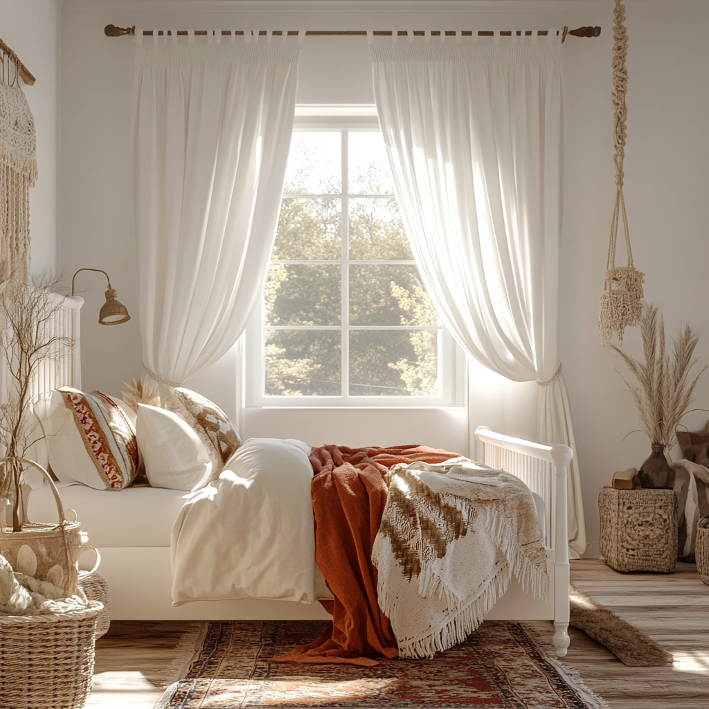 farmhouse bedroom white furniture 29