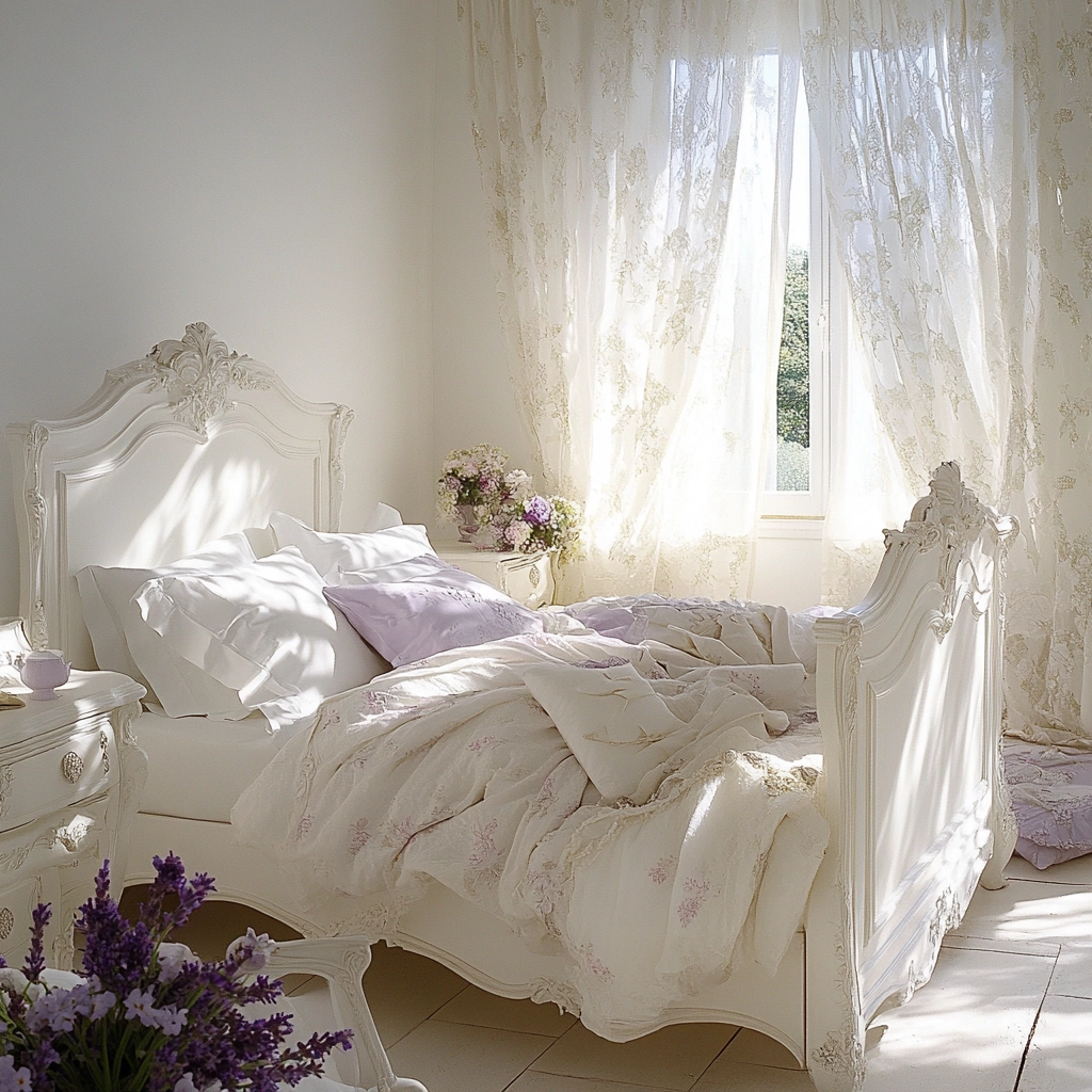 farmhouse bedroom white furniture 43