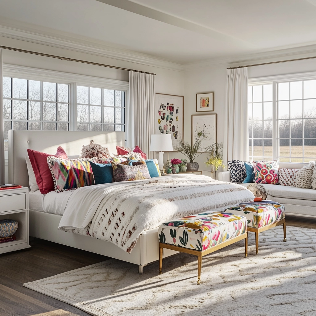 farmhouse bedroom white furniture 46