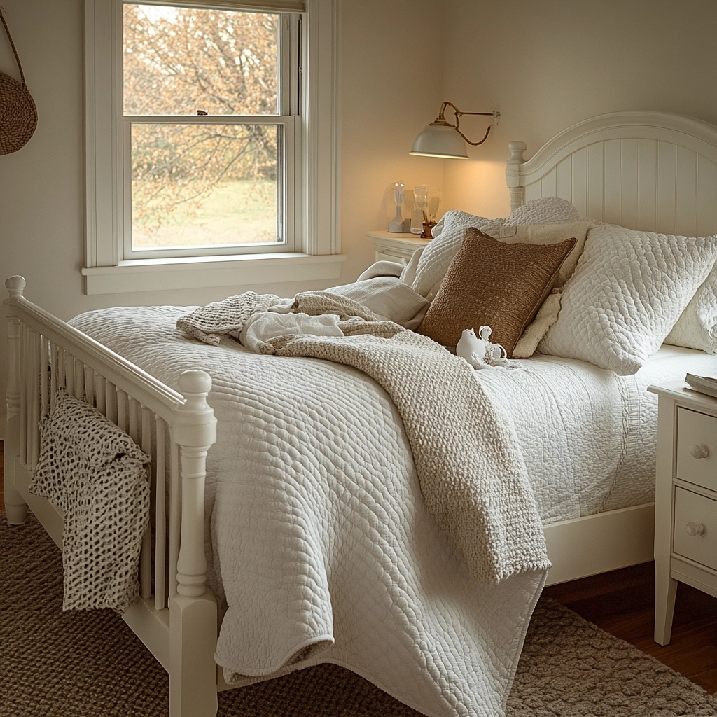 farmhouse bedroom white furniture 61