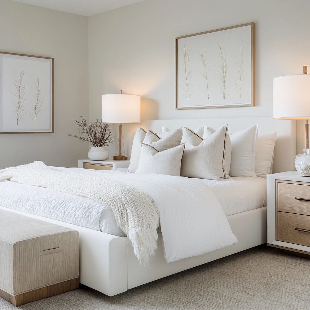 farmhouse bedroom white furniture 8
