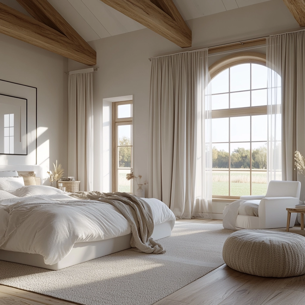 farmhouse bedroom white furniture 9