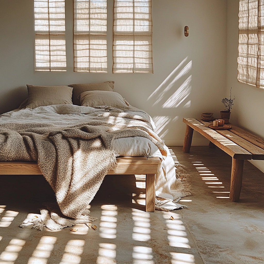 farmhouse bedroom window treatments 12