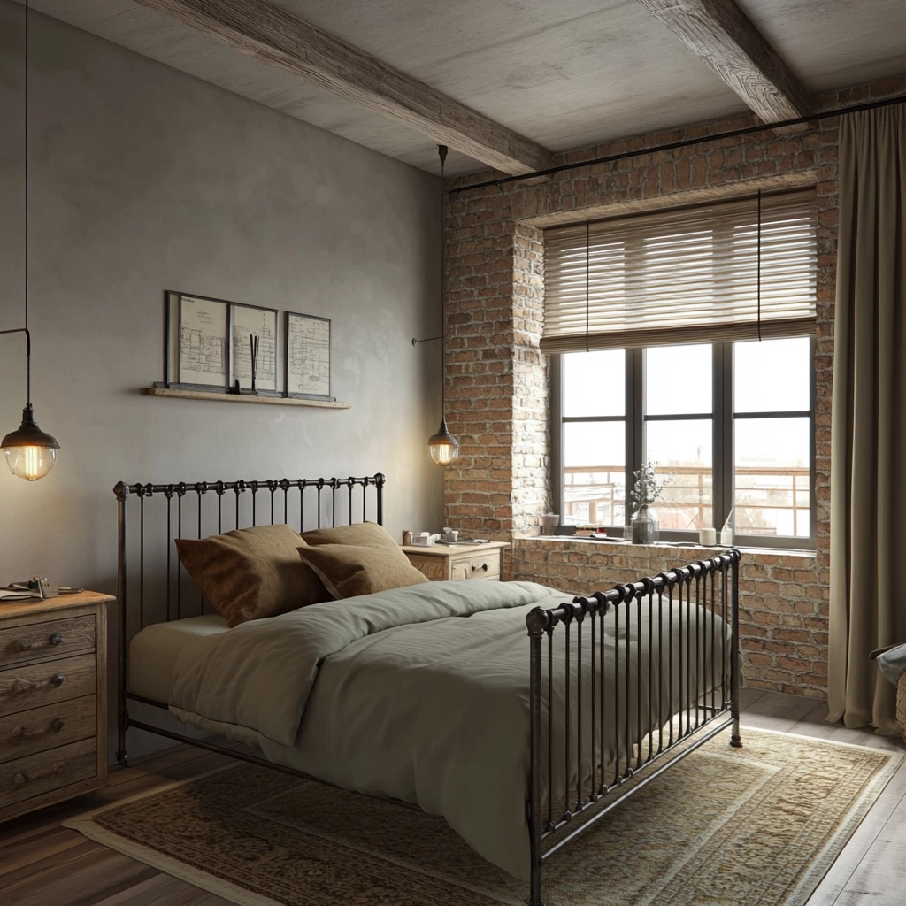farmhouse bedroom window treatments 32