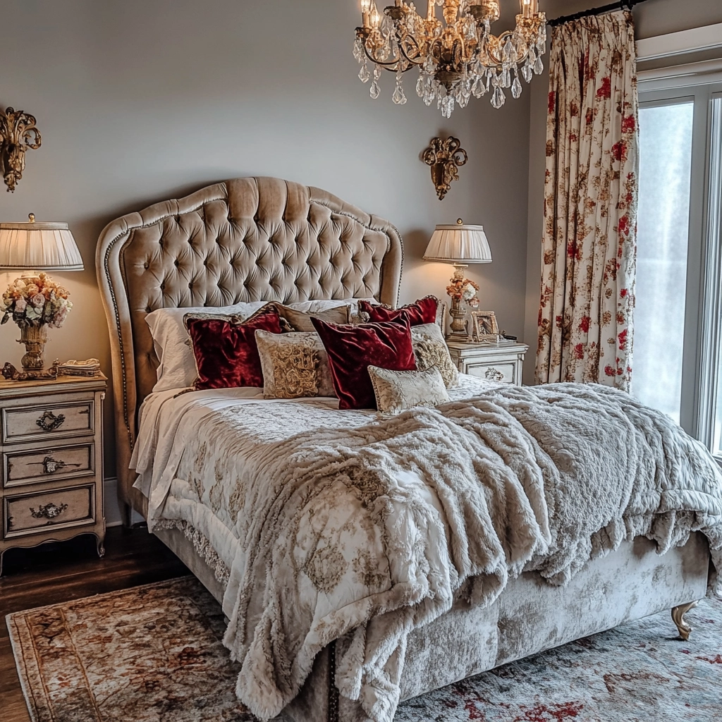 farmhouse bedroom window treatments 35