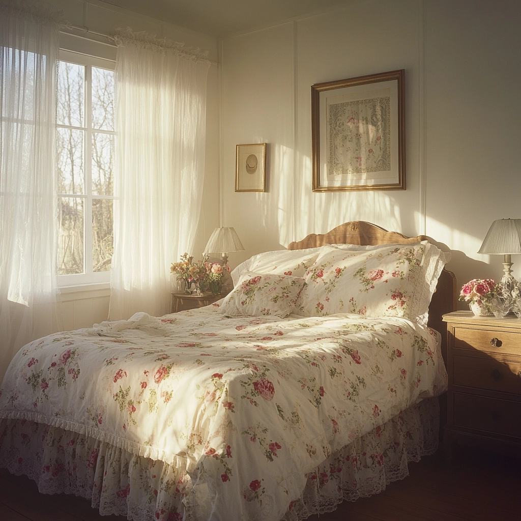 farmhouse bedroom window treatments 41