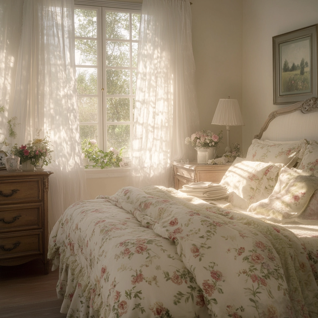 farmhouse bedroom window treatments 43