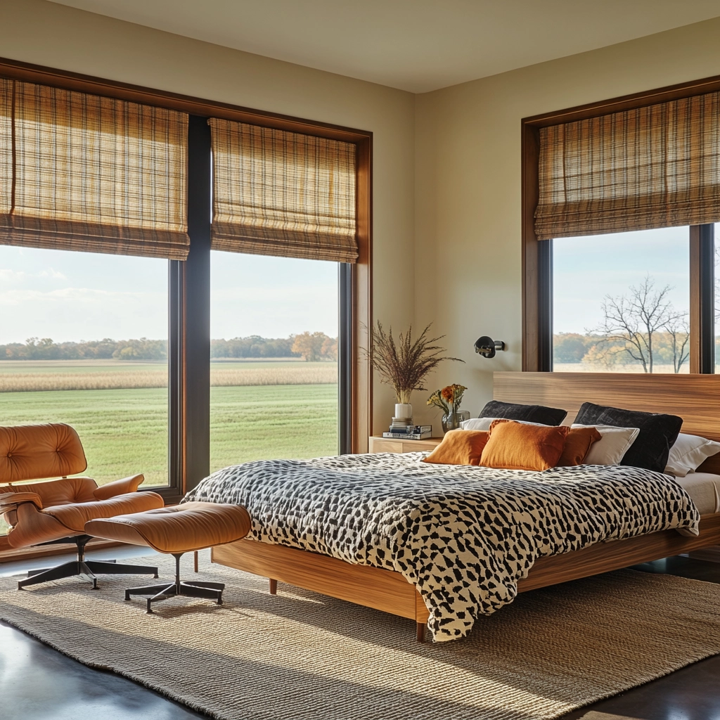 farmhouse bedroom window treatments 50