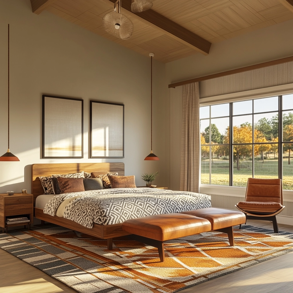 farmhouse bedroom window treatments 52