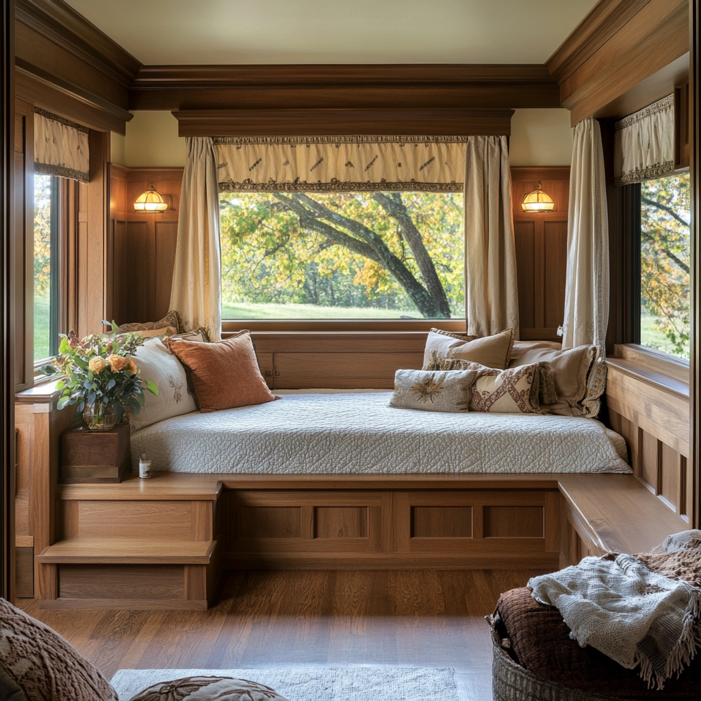 farmhouse bedroom window treatments 53