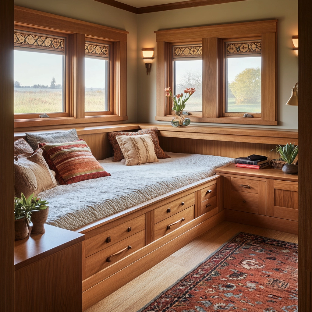 farmhouse bedroom window treatments 54